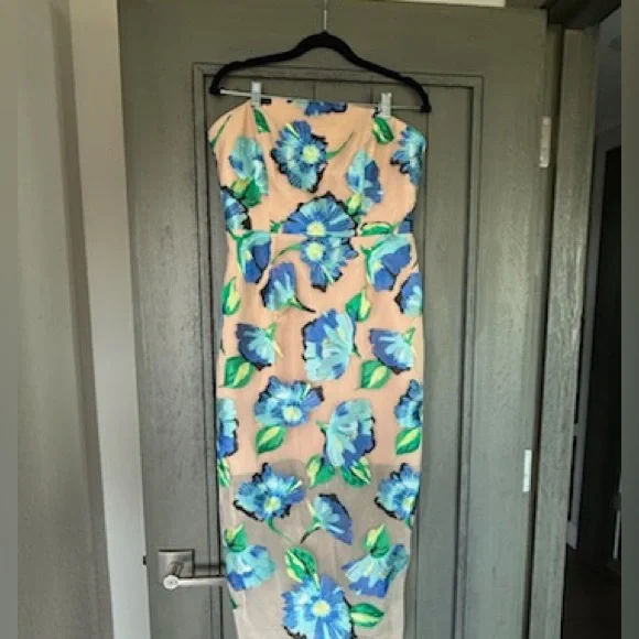 NWT Milly Pictorial Poppy Midi Dress size 10 - Picture 7 of 10